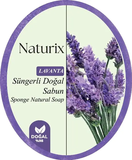 NATURİX SÜNGERLİ SABUN - LAVANTA