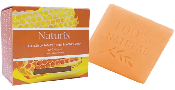 NATURİX KARE SABUN - BALLI/SÜTLÜ