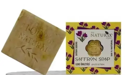 NATURİX KARE SABUN - SAFRAN